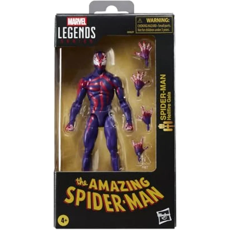Marvel Legends Spider-Man Hellfire Gala, 15,2 cm Sammelfigur mit 4 Zubehörteilen und beweglichen Gelenkpunkten – Bild 1