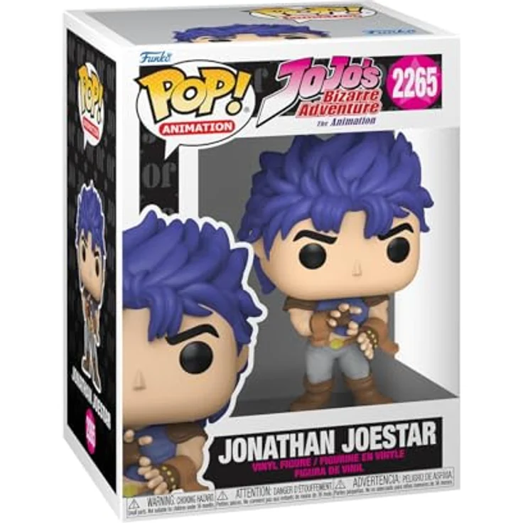 Funko JoJo´s Bizarre Adventure POP! Animation Figur Jonathan Joestar, 9 cm, detailgetreu, Sammlerstück – Bild 1