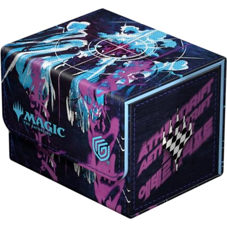 Ultimate Guard Sidewinder 100+, Deck-Box für Magic: The Gathering, bis zu 100 double-sleeved Karten, Xenoskin-Material, Aetherdrift - Oildeep Gearhulk – Bild 2