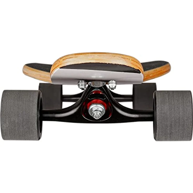 Mach1 Bambus Longboard mit Keramik Kugellager + T-Tool - Skateboard Drop Through Cruiser Komplettboard - Symmetrisch gestaltetes Camber Longboard, rutschfeste Oberflächenbehandlung, Drop-Through-Achsmontage - 2854 – Bild 3