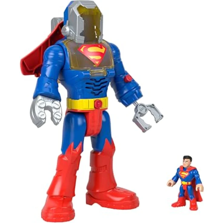 Mattel® Imaginext DC Super Friends Superman Insider im Exo-Anzug, Actionfigur mit Lichtern und Geräuschen – Bild 4