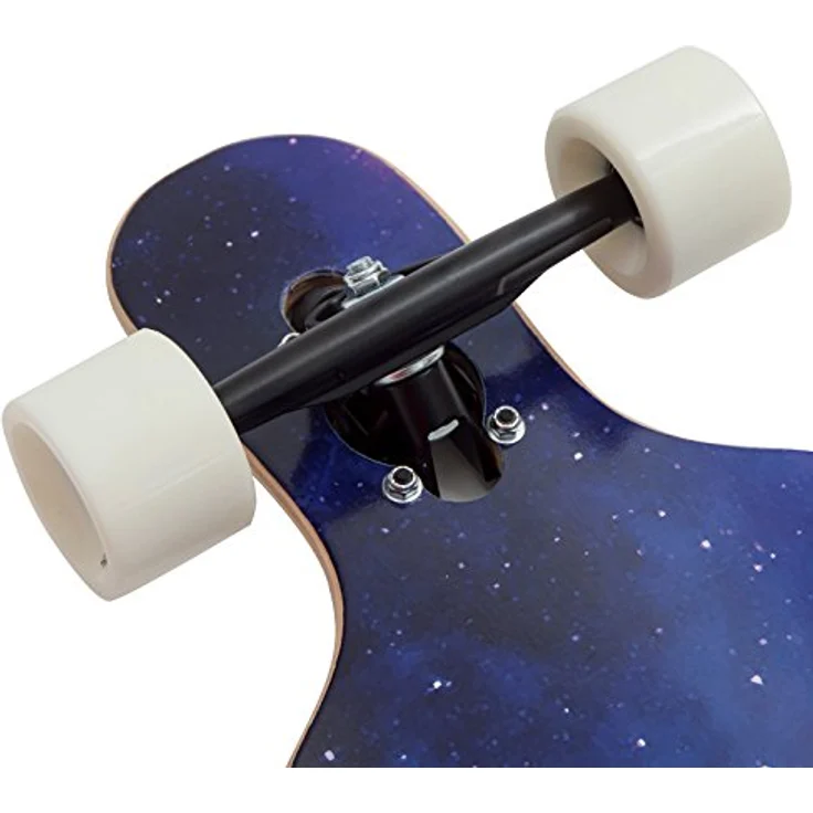 Apollo Longboard Nebula Special Edition Komplettboard mit High Speed ABEC Kugellagern inkl. Skate T-Tool, Drop Through Freeride Skaten Cruiser Boards – Bild 4