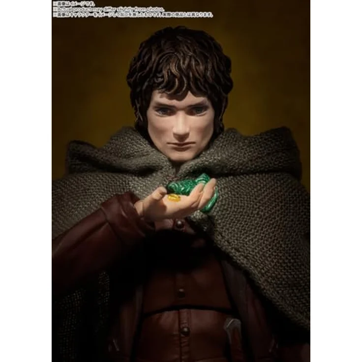 Bandai Tamashii Nations S.H. Figuarts Frodo Beutlin & Gollum, bewegliche Actionfiguren aus 'Der Herr der Ringe', 6 cm und 12 cm, mit Zubehörteilen in Fensterbox – Bild 9