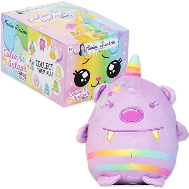 Moriah Elizabeth Mini Mystery Plush, 15 cm Plüschfigur aus Serie 3 Color Splash, Überraschungsbox mit 8 Sammelcharakteren – Bild 4