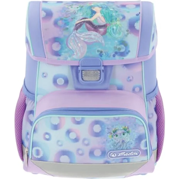 Herlitz Schulranzen Loop Mystic Mermaid, Leer, Außenmaße 275 x 375 x 238 mm, Gewicht 0,867 kg