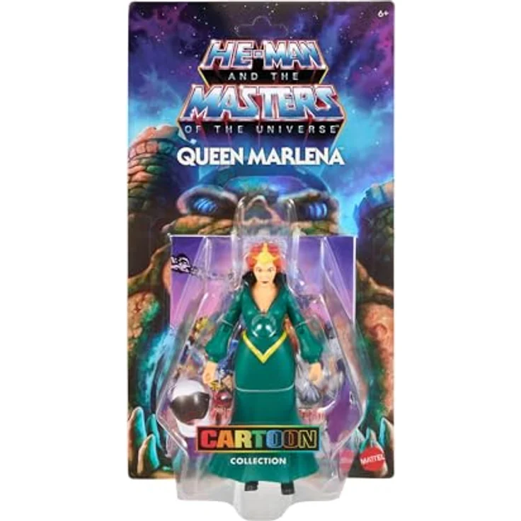 Masters of the Universe Origins Königin Marlena, Actionfigur aus der Cartoon-Kollektion, ca. 14 cm groß, mit Raumfahrthelm und 16 Bewegungspunkten, JKC45 – Bild 2