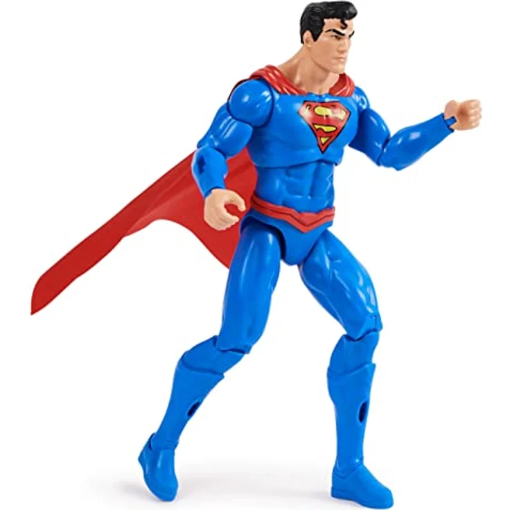 Spin Master Superman Man of Steel Action-Figur, 30 cm, voll bewegliche Figur mit 9 Ausrüstungsteilen für spannendes Rollenspiel, Spielzeug für Kinder ab 4 Jahren – Bild 4