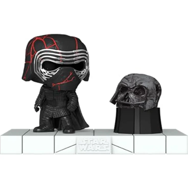 Funko Star Wars: Dark Side POP! Deluxe Vinylfigur Kylo Ren, 9 cm, in Fensterbox – Bild 2