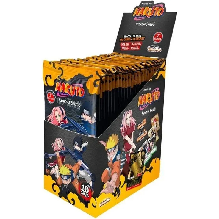RIOT GAMES Naruto TCG: First Set 2nd Edition Display (24) Englisch, 24 Boosterpacks mit beliebten Charakteren