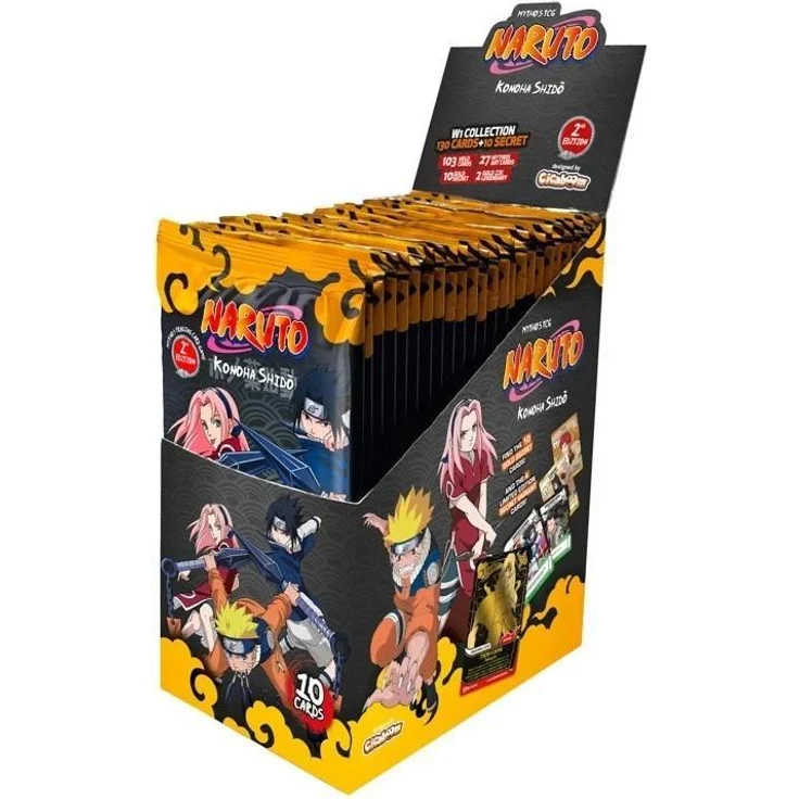 RIOT GAMES Naruto TCG: First Set 2nd Edition Display (24) Englisch, 24 Boosterpacks mit beliebten Charakteren