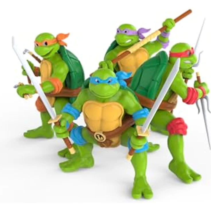 Comansi TORTUGAS NINJA Comansi Collection Set, 4 handbemalte Sammelfiguren für kreative Partys und Geschenke, offizielles Lizenzprodukt – Bild 2