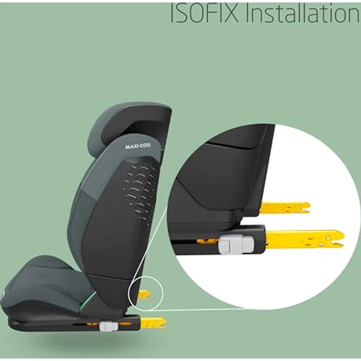 Maxi-Cosi Kindersitz RodiFix S i-Size mit G-Cell Seitenaufprallschutz & Isofix - Tonal Graphite – Bild 7
