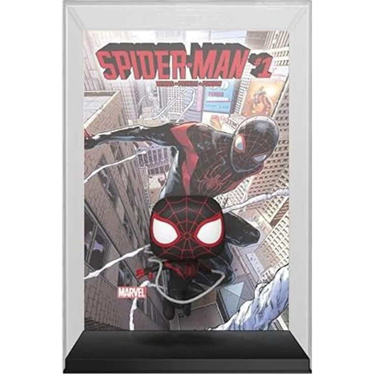 Funko Pop Comic Cover Marvel Spider Man Vinylfigur, detailgetreu bemalt, ideales Geschenk für Superhelden-Fans – Bild 2