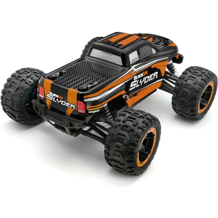 Blackzon Slyder MT, RTR Ferngesteuertes Auto im Maßstab 1:16 mit 4WD, wasserdichter Elektronik und schockierender grün-schwarzer Lackierung – Bild 2