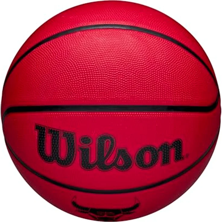 Wilson NBA Team Tribute Solid Basketball, Chicago Bulls, dreischichtige Konstruktion mit integriertem Design – Bild 5