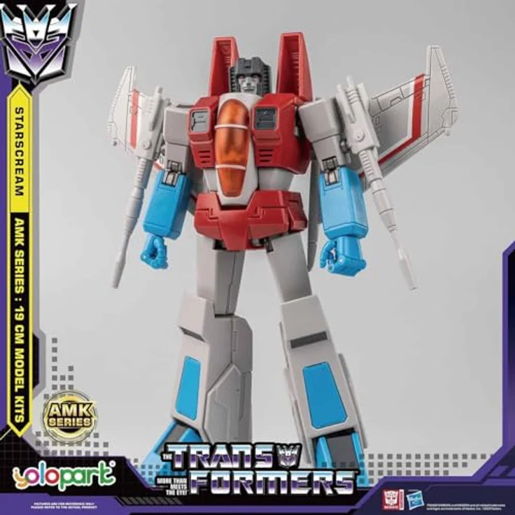 YOLOPARK Starscream AMK Series Modellbausatz, 19.1 cm Transformer Bauset, Generation One – Bild 4