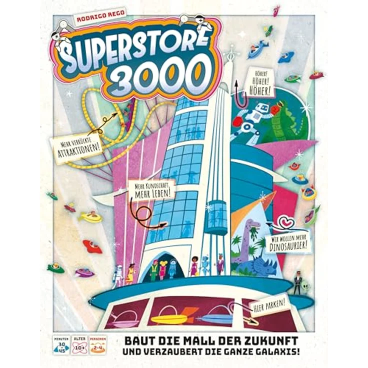 Space Cowboys Superstore 3000, Brettspiel für 2-4 Spieler, ab 10 Jahren, 30-45 Minuten Spielzeit, Deutsch – Bild 2