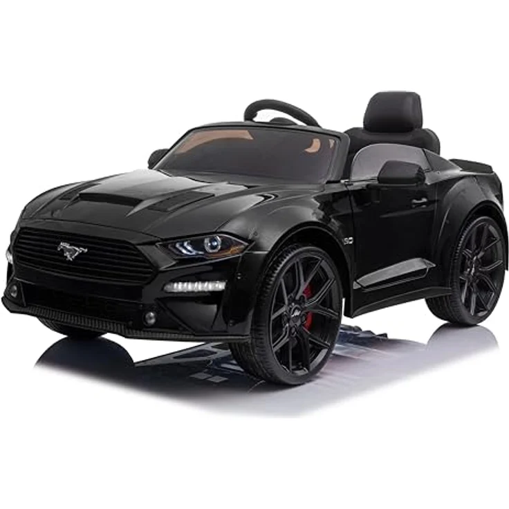 FINOOS Kinderauto Ford GT-500 24V Kinder Elektroauto mit Fernbedienung, Bluetooth, LED-Lichtern (Schwarz) – Bild 2