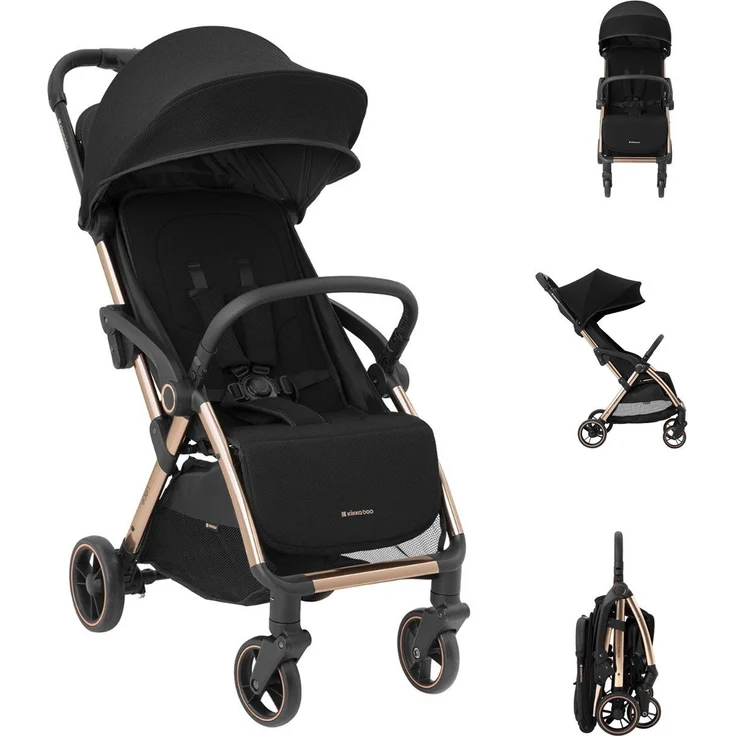 Kikkaboo Kinder-Buggy Kinderwagen, Buggy Eden 22 kg, Federung Regenschutz zusammenklappbar, blau – Bild 1