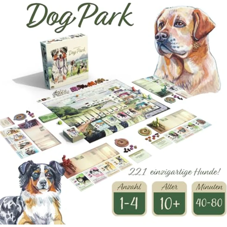 Kobold Spieleverlag Dog Park - Familienspiel Deutsch, für Hundeliebhaber ab 10 Jahren, illustriert und unterhaltsam – Bild 2