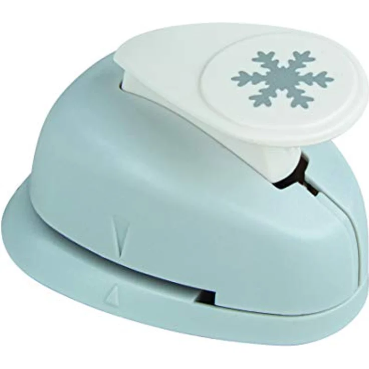 Rayher Hobby 69013000 Motivstanzer Schneeflocke, ø 1,6 cm- 5/8 Zoll, geeignet für Papier/Karton bis zu 200g/m² – Bild 1