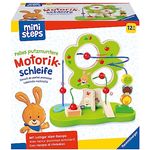 Ravensburger ministeps 4579 Pelles putzmuntere Motorikschleife, fantasievolles Motorikspielzeug aus Holz, mit 2 Drahtschleifen, Baby-Spielzeug ab 1 Jahr