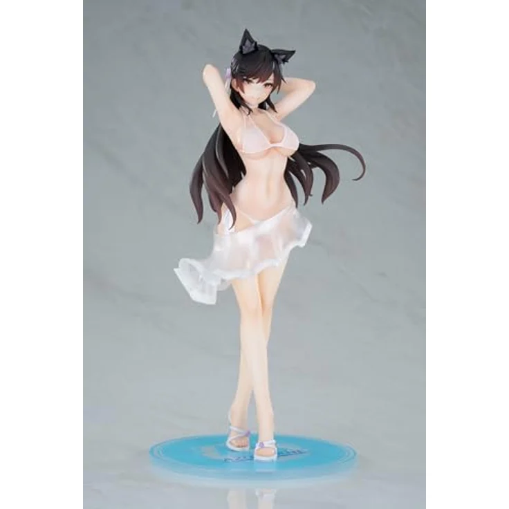 Apex Azur Lane Limepie Series PVC Statue Atago Summer March Ver. 23 cm, detailreiche Sammelfigur mit Base in Fensterbox – Bild 2