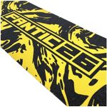 Fantic26 Stuntscooter Fantic26 Stunt-Scooter Griptape 58,5cm x 15,5cm Swirl Schwarz/Gelb, reißfestes/wasserfestes PVC Material, optimaler Grip, F26 Logo