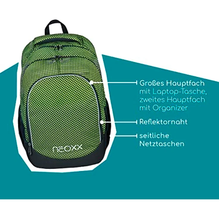 Neoxx Fly Schulrucksack all about neon – Bild 5