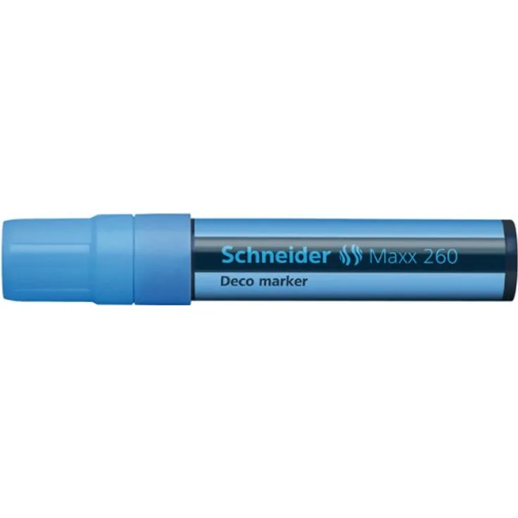 Schneider Novus 126010 Deco-Marker 260, 5+15 mm, hellblau