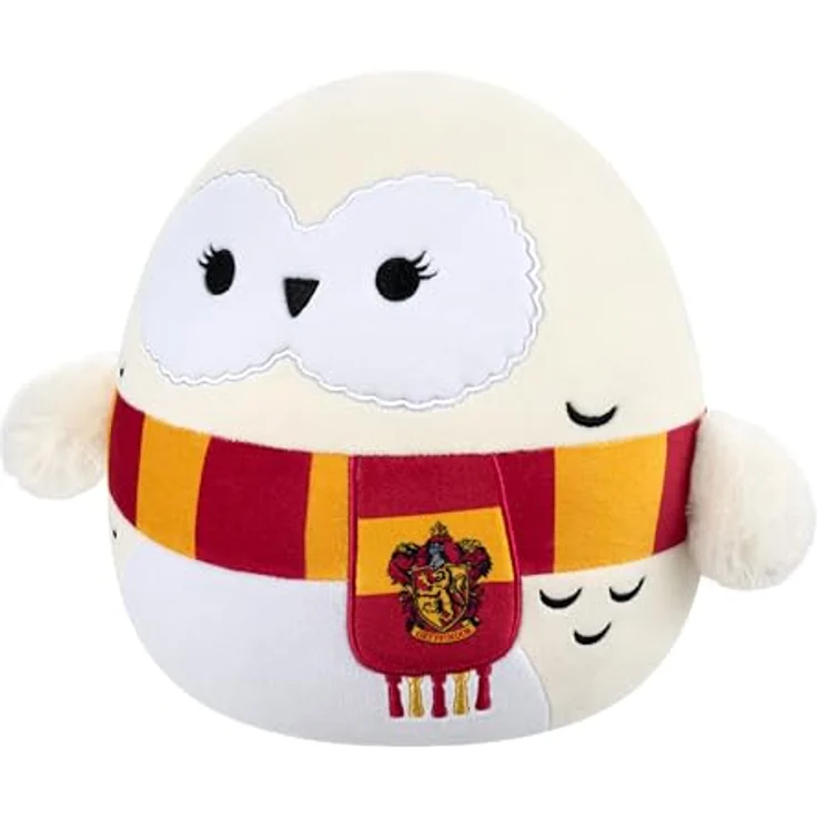 Squishmallows SQWB00466 - Harry Potter Hedwig mit Schal, 25 cm, offizielles Jazwares Plüsch, superweich – Bild 2