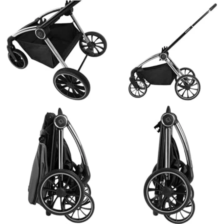 Kikkaboo Kara 2 in 1 Kinderwagen, Babywanne und Sportsitz, verstellbar, faltbar, inkl. Wickeltasche, geeignet ab Geburt bis 22 kg – Bild 7