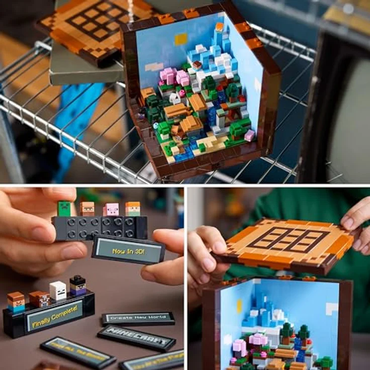LEGO® Konstruktionsspielsteine Die Werkbank (21265), LEGO Minecraft, (1195 St), Made in Europe – Bild 4