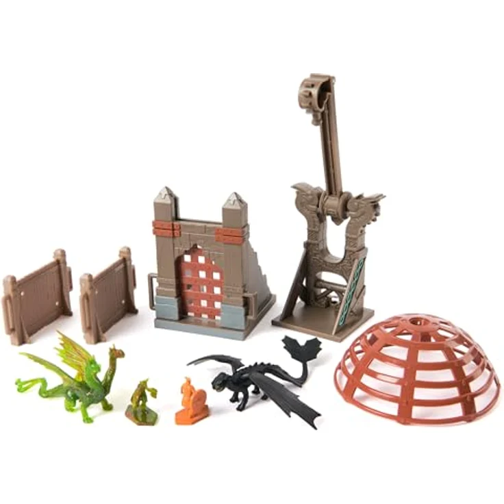 DreamWorks Dragons Drachenzähmen leicht gemacht - Trial of Flame, Drachen-Arena Spielset mit Drachen- und Wikingerfiguren, Abenteuer für Kinder ab 4 Jahren – Bild 1