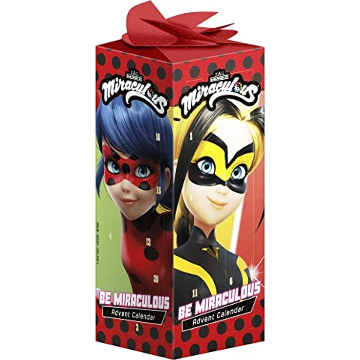 Miraculous - Ladybug Adventskalender "Be Miraculous" - Weihnachtskalender mit Beauty-Überraschungen, vegan und cruelty free, bunt – Bild 2