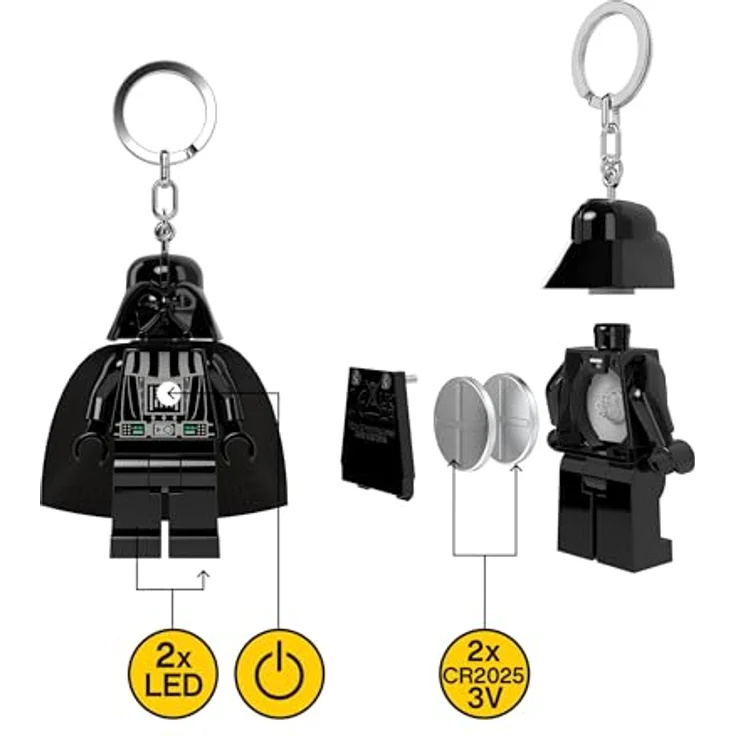 Lego LGL-KE7 Star Wars Darth Vader Schlüsselanhänger mit Taschenlampe – Bild 7