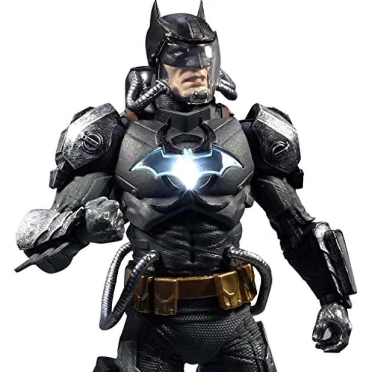 McFarlane DC Multiverse Actionfigur Batman Hazmat Suit, 18 cm, mit LED Leuchtfunktion und 22 Artikulationspunkten – Bild 5