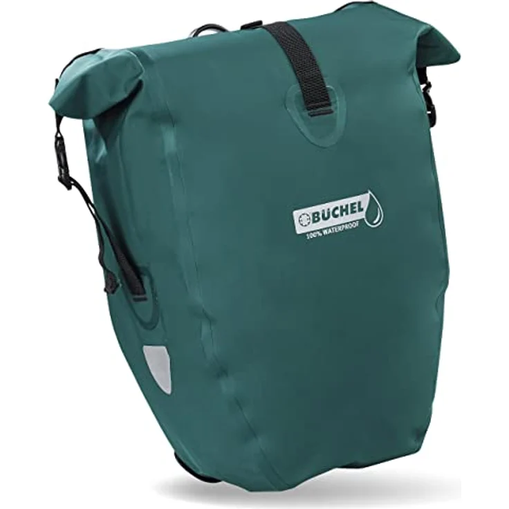 Büchel Fahrradtasche für Gepäckträger I 25.4 L - 100% Wasserdicht I mit Tragegriff und Schultergurt I fahrradtasche gepäckträger, gepäckträgertasche, fahrrad taschen hinten – Bild 1