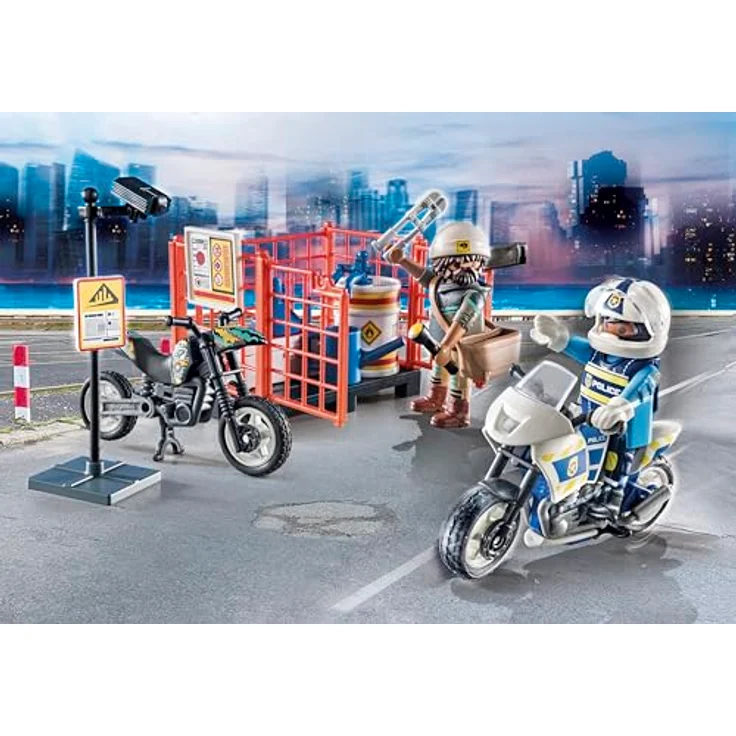 Playmobil® Konstruktions-Spielset Starter Pack, Polizei (71381), City Action, (46 St) – Bild 3