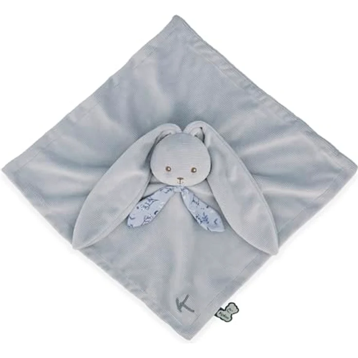 Kaloo Geburtsgeschenkbox, Baby Geschenkset blau mit Schmusetuch, Beißring und Babyschuhen, hypoallergen – Bild 3