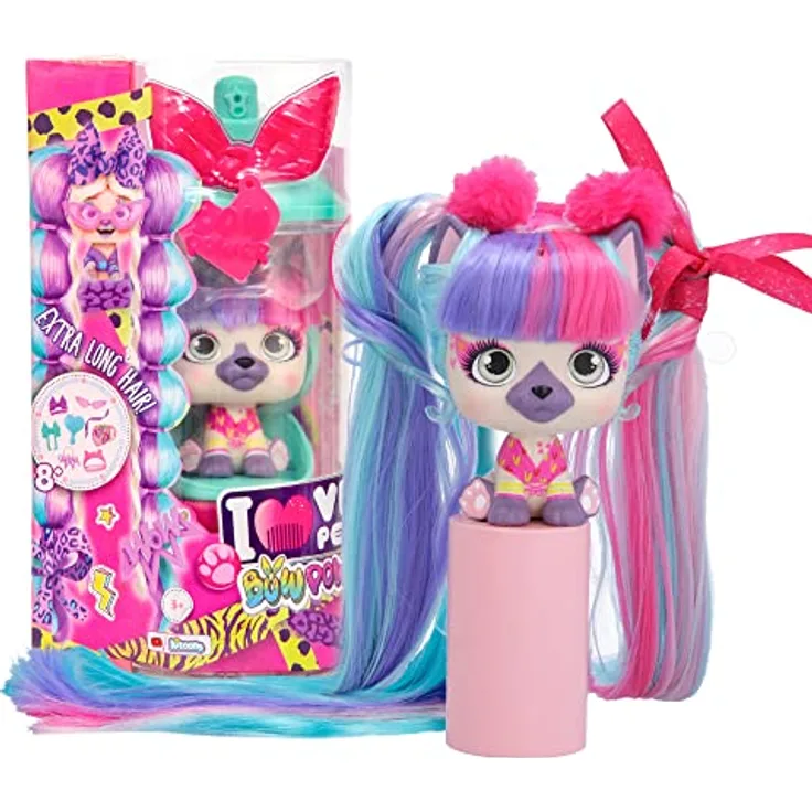 IMC TOYS Frisierpuppe Bow Power mit Zubehör, 9,5 cm, geeignet ab 3 Jahren