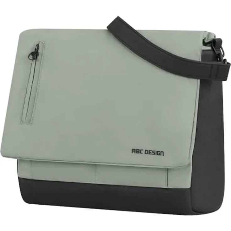 ABC Design Wickeltasche Urban, praktische Windeltasche mit modischem Lederlook, viele Fächer und umfangreiches Zubehör, inclusiver Wickelunterlage und isolierter Fläschchen-Tasche
