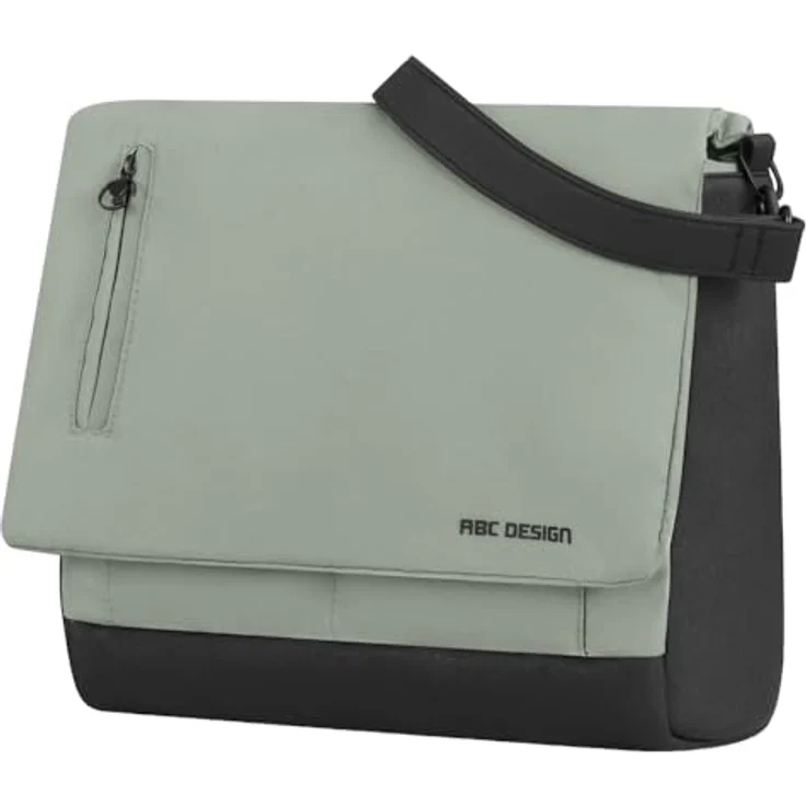 ABC Design Wickeltasche Urban, praktische Windeltasche mit modischem Lederlook, viele Fächer und umfangreiches Zubehör, inclusiver Wickelunterlage und isolierter Fläschchen-Tasche – Bild 1