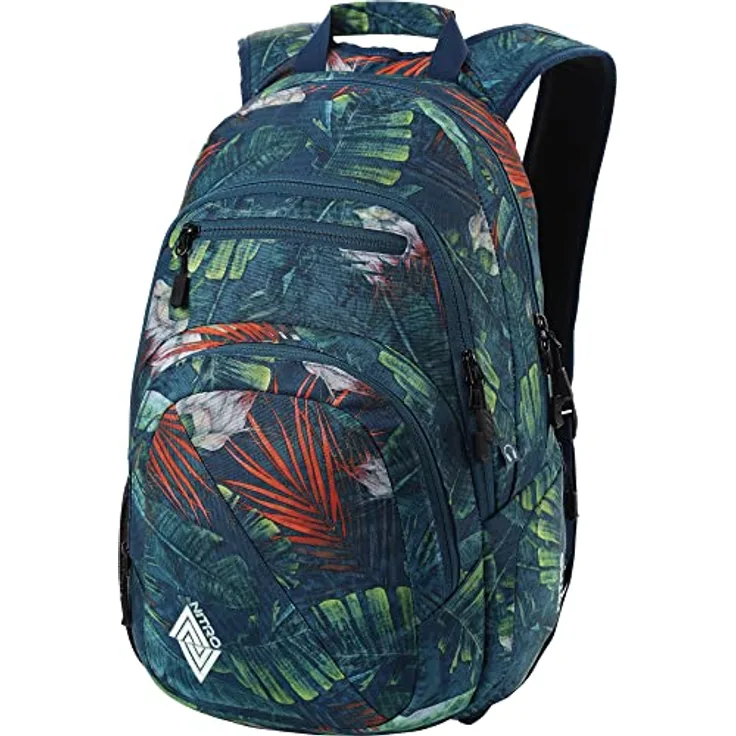 NITRO Schulrucksack Stash, Polyester, praktischer Stauraum für Wertsachen, stilsicher und vielseitig