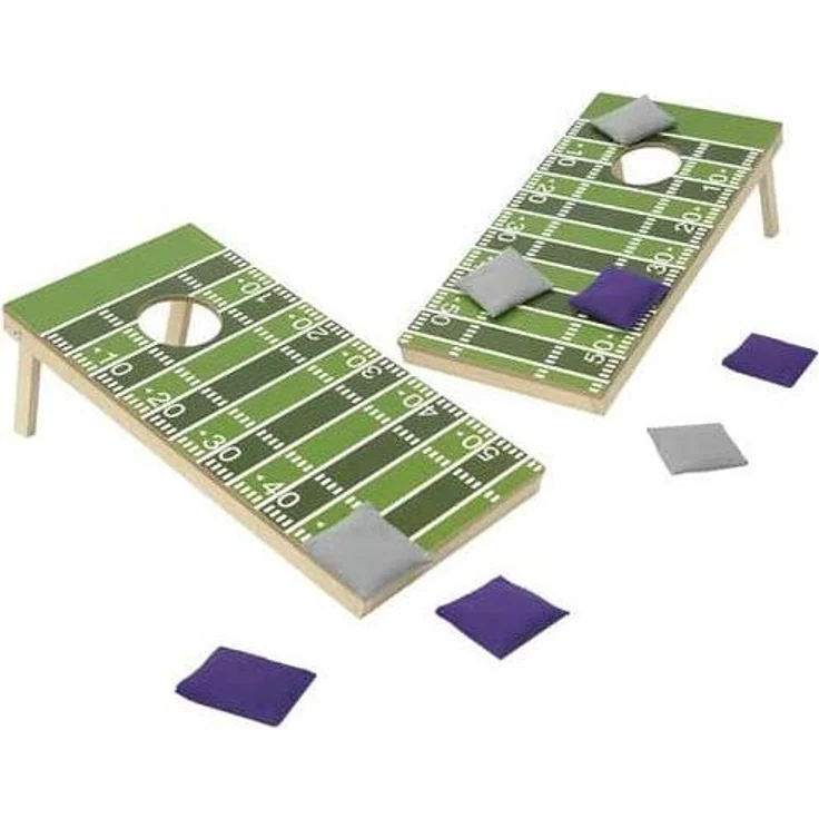 THQ Bean Bag Game Deluxe, Outdoorspielset mit 4 robusten Wurfsäcken und wetterbeständigem Zielbrett für 2-4 Spieler