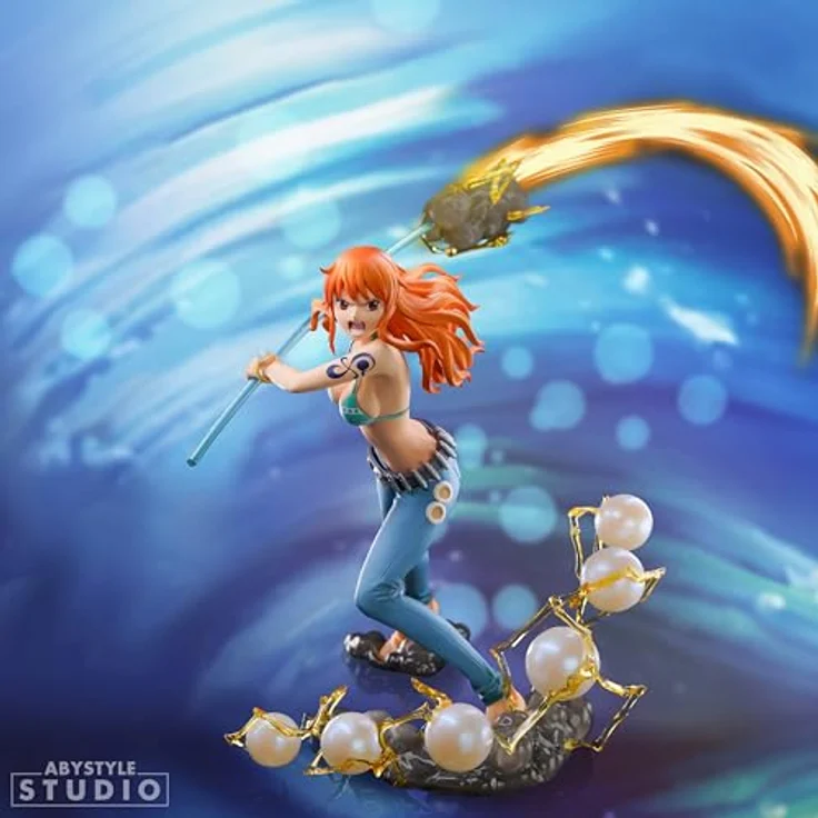 ABYstyle Studio One Piece Nami 1:10 Scale Collectable PVC Figur, 20 cm groß, offiziell lizenziert und authentisch – Bild 4