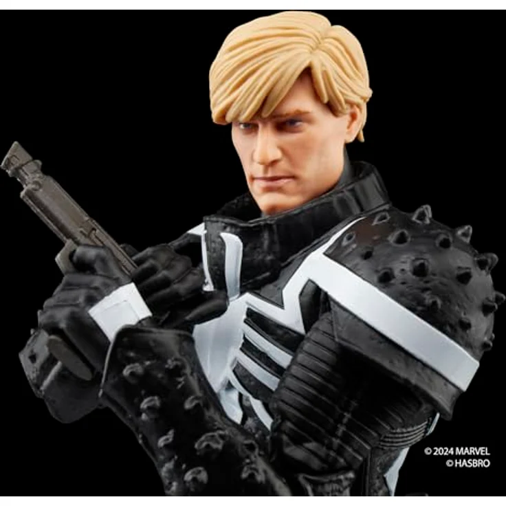 Marvel Legends Series Agent Venom (Flash Thompson) Action-Figur, 15 cm mit 7 Accessoires, schwarz – Bild 3