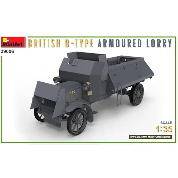 Mini art British B-Type Armoured Lorry, Modellfahrzeug im Maßstab 1:35 mit detaillierten Photoätzteilen – Bild 3