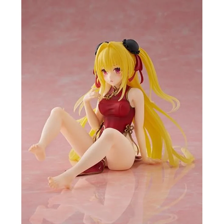 Taito To Love Ru Darkness PVC Statue Golden Darkness (Chinese Dress Ver.), 13 cm, inklusive Standfuß, offizielles Lizenzprodukt – Bild 3