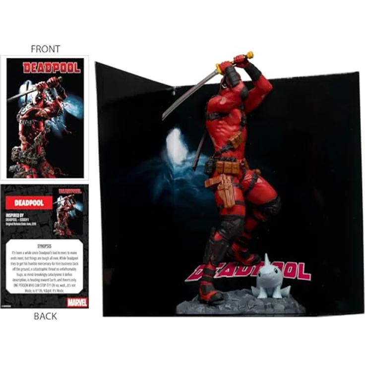 McFarlane Marvel Collection PVC Statue 1/10 Deadpool, 18 cm mit Diorama-Base – Bild 2